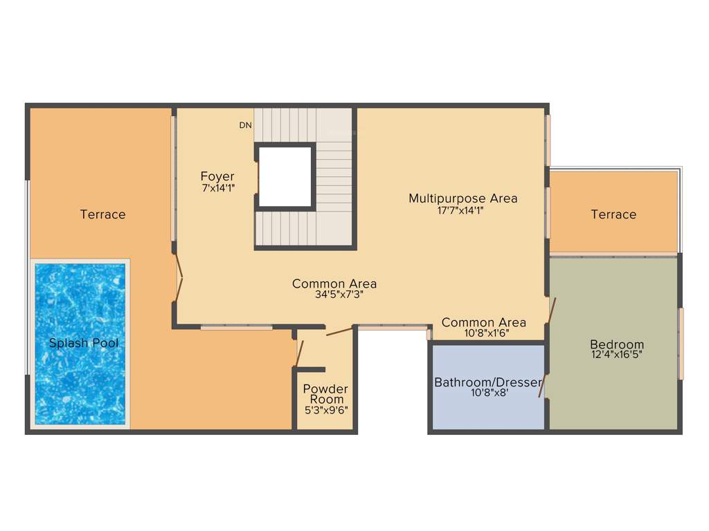 Wave Belleville Park (5BHK+5T (6,500 sq ft)   Servant Room 6500 sq ft)