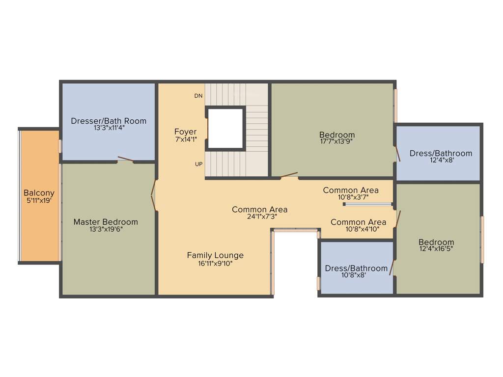 Wave Belleville Park (5BHK+5T (6,500 sq ft)   Servant Room 6500 sq ft)