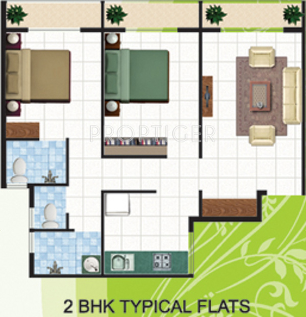 Vibgyor Gavdevi Garden (2BHK+2T (855 sq ft) 855 sq ft) Vibgyor Gavdevi Garden (2BHK+2T (855 sq ft) 855 sq ft)