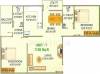 SLV J M Residency (2BHK+2T (1,155 sq ft) 1155 sq ft)