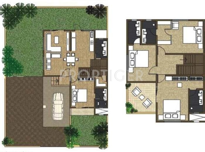 Kolte Patil Ivy Villa (4BHK+4T (3,200 sq ft) 3200 sq ft)