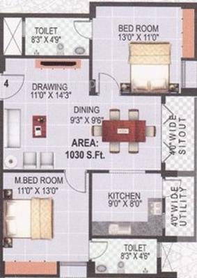 Jayalakshmi Jayalakshmi Residency (2BHK+2T (1,030 sq ft) 1030 sq ft) Jayalakshmi Jayalakshmi Residency (2BHK+2T (1,030 sq ft) 1030 sq ft)