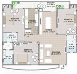Unique Boulevard (3BHK+3T (1,922 sq ft) 1922 sq ft) Unique Boulevard (3BHK+3T (1,922 sq ft) 1922 sq ft)