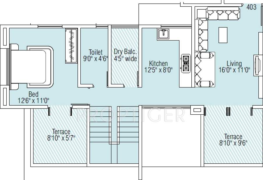 Taneshq Lemon Blossom (2BHK+2T (1,500 sq ft) 1500 sq ft)