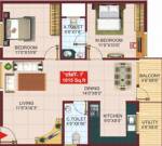 Shakthi Karishma Palace (2BHK+2T (1,015 sq ft) 1015 sq ft)