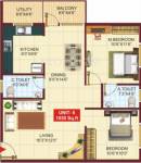 Shakthi Karishma Palace (2BHK+2T (1,030 sq ft) 1030 sq ft)