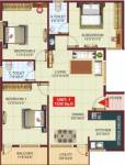 Shakthi Karishma Palace (3BHK+2T (1,330 sq ft) 1330 sq ft)