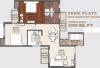 Earthcon Urban Village (2BHK+3T (1,225 sq ft)   Servant Room 1225 sq ft)