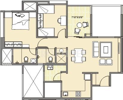 Concord Prima Domus (2BHK+2T (1,091 sq ft) 1091 sq ft) Concord Prima Domus (2BHK+2T (1,091 sq ft) 1091 sq ft)