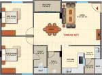 Purva Apurva Elite (2BHK+2T (1,095 sq ft) 1095 sq ft) Purva Apurva Elite (2BHK+2T (1,095 sq ft) 1095 sq ft)