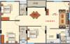 Purva Apurva Elite (3BHK+2T (1,325 sq ft) 1325 sq ft)