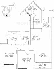 Vasathi Avante (2BHK+2T (1,076 sq ft) 1076 sq ft) Vasathi Avante (2BHK+2T (1,076 sq ft) 1076 sq ft)