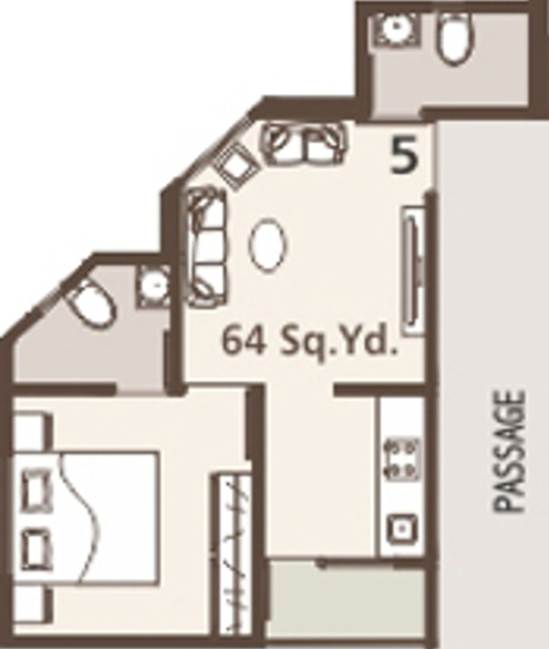 Sangani Residency (1BHK+1T (576 sq ft) 576 sq ft)