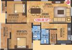 NCN Gold (2BHK+2T (1,280 sq ft) 1280 sq ft)