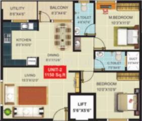 SG SG Residency (2BHK+2T (1,150 sq ft) 1150 sq ft) SG SG Residency (2BHK+2T (1,150 sq ft) 1150 sq ft)