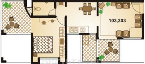 Suratwala Sweet 16 (1BHK+1T (692 sq ft) 692 sq ft)