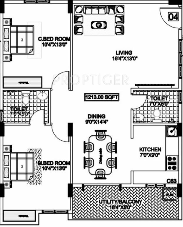 N S Brothers Group SLV Elite (2BHK+2T (1,213 sq ft) 1213 sq ft) N S Brothers Group SLV Elite (2BHK+2T (1,213 sq ft) 1213 sq ft)