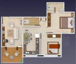 Arun Celesta Neo (2BHK+2T (880 sq ft) 880 sq ft) Arun Celesta Neo (2BHK+2T (880 sq ft) 880 sq ft)