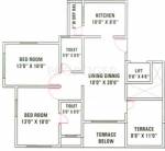 Ramesh Hermes Drome (2BHK+2T (875 sq ft) 875 sq ft) Ramesh Hermes Drome (2BHK+2T (875 sq ft) 875 sq ft)