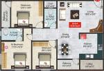 Shivaganga Galaxy (3BHK+2T (1,230 sq ft) 1230 sq ft)