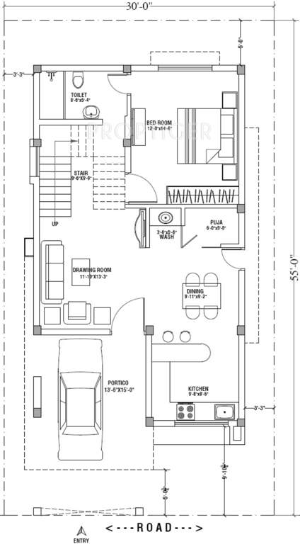 Trishna Exotica (4BHK+4T (2,612 sq ft) + Study Room 2612 sq ft)