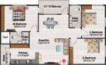 Soorya Splendor (3BHK+3T (1,280 sq ft) 1280 sq ft) Soorya Splendor (3BHK+3T (1,280 sq ft) 1280 sq ft)