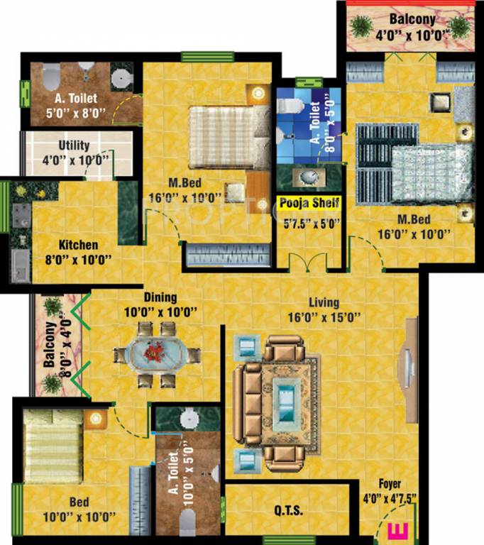 Ravimurugaa Sree Saila (3BHK+3T (1,562 sq ft) 1562 sq ft) Ravimurugaa Sree Saila (3BHK+3T (1,562 sq ft) 1562 sq ft)