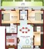 Krish City Phase 1 (2BHK+2T (1,360 sq ft) 1360 sq ft)