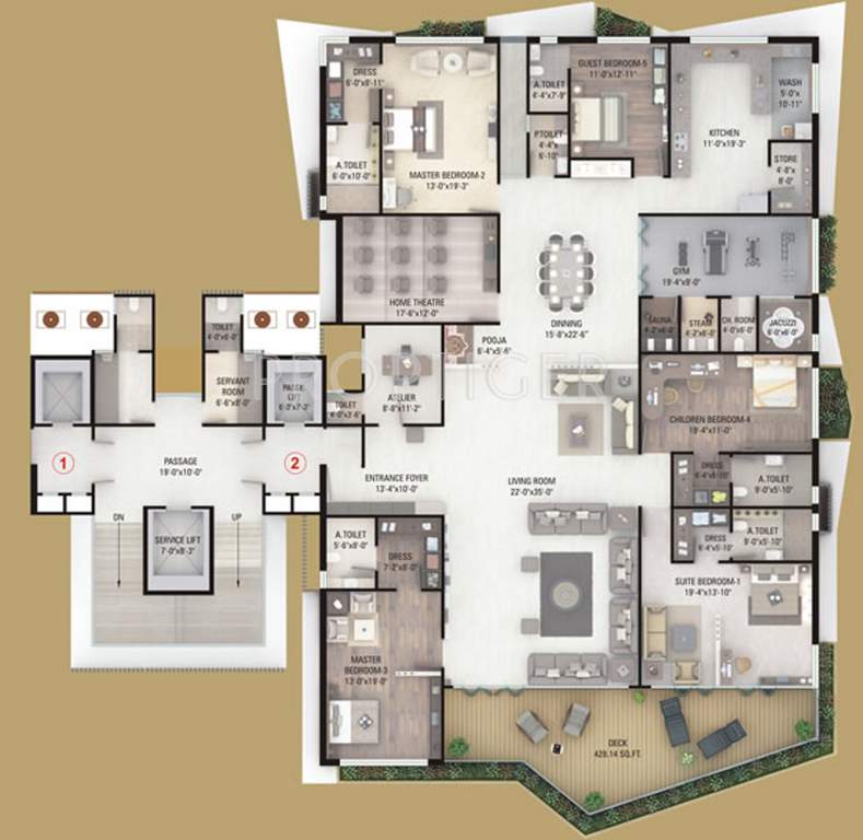 Happy Home Excelencia (5BHK+5T (8,467 sq ft) 8467 sq ft)