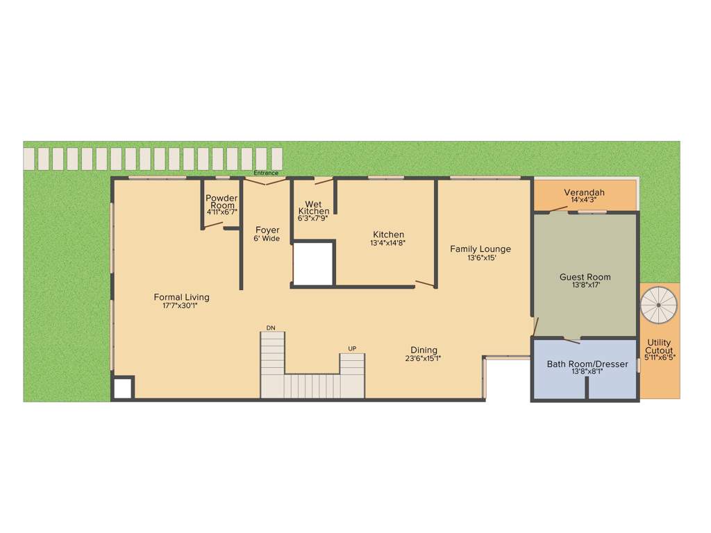 Wave Belleville Park (5BHK+5T (8,000 sq ft)   Servant Room 8000 sq ft)