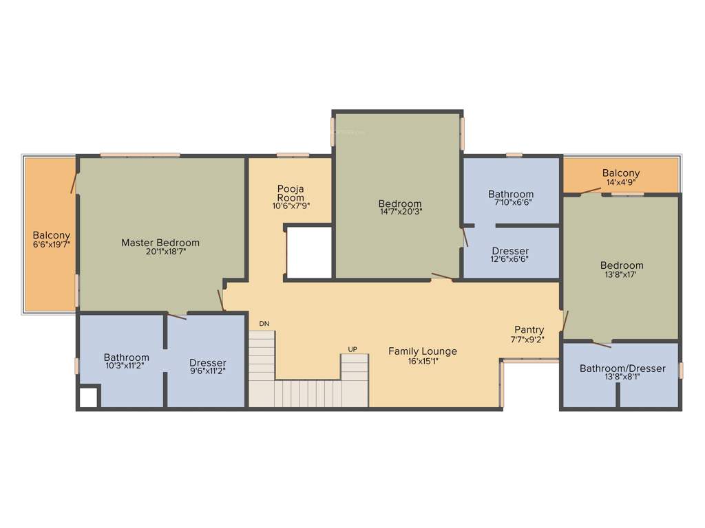 Wave Belleville Park (5BHK+5T (8,000 sq ft)   Servant Room 8000 sq ft)