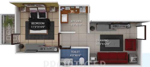 Windsor Aralia (1BHK+1T (521 sq ft) 521 sq ft) Windsor Aralia (1BHK+1T (521 sq ft) 521 sq ft)