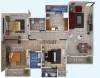 Windsor Aralia (3BHK+2T (1,409 sq ft) 1409 sq ft)