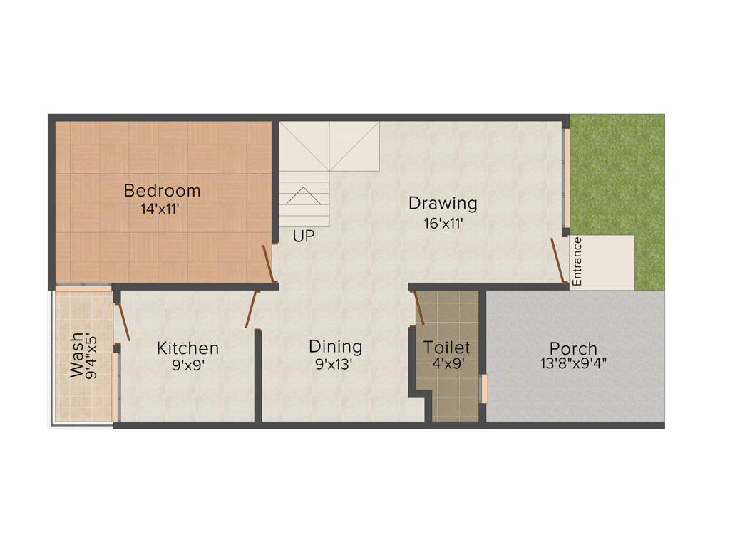 Ultimate Construction English Villas 3BHK+3T (1,625 sq ft)