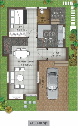Advaitaa Orange Blossom Villa (3BHK+3T (1,439 sq ft) 1439 sq ft) Advaitaa Orange Blossom Villa (3BHK+3T (1,439 sq ft) 1439 sq ft)