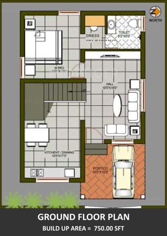  Grahasri Villas (3BHK+3T (1,425 sq ft) 1425 sq ft)