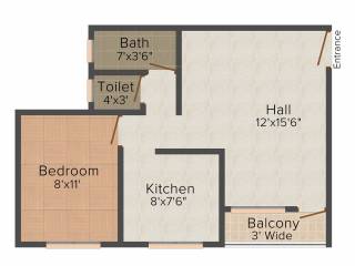 JKT Usha Joshi Park (1BHK+1T (560 sq ft) 560 sq ft) JKT Usha Joshi Park (1BHK+1T (560 sq ft) 560 sq ft)