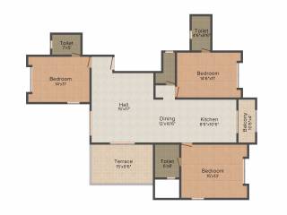 Signet Rajas (3BHK+4T (1,795 sq ft) 1795 sq ft) Signet Rajas (3BHK+4T (1,795 sq ft) 1795 sq ft)