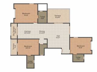 Signet Rajas (3BHK+4T (1,851 sq ft) 1851 sq ft) Signet Rajas (3BHK+4T (1,851 sq ft) 1851 sq ft)