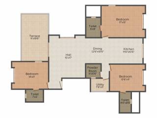 Signet Rajas (3BHK+4T (1,967 sq ft) 1967 sq ft) Signet Rajas (3BHK+4T (1,967 sq ft) 1967 sq ft)