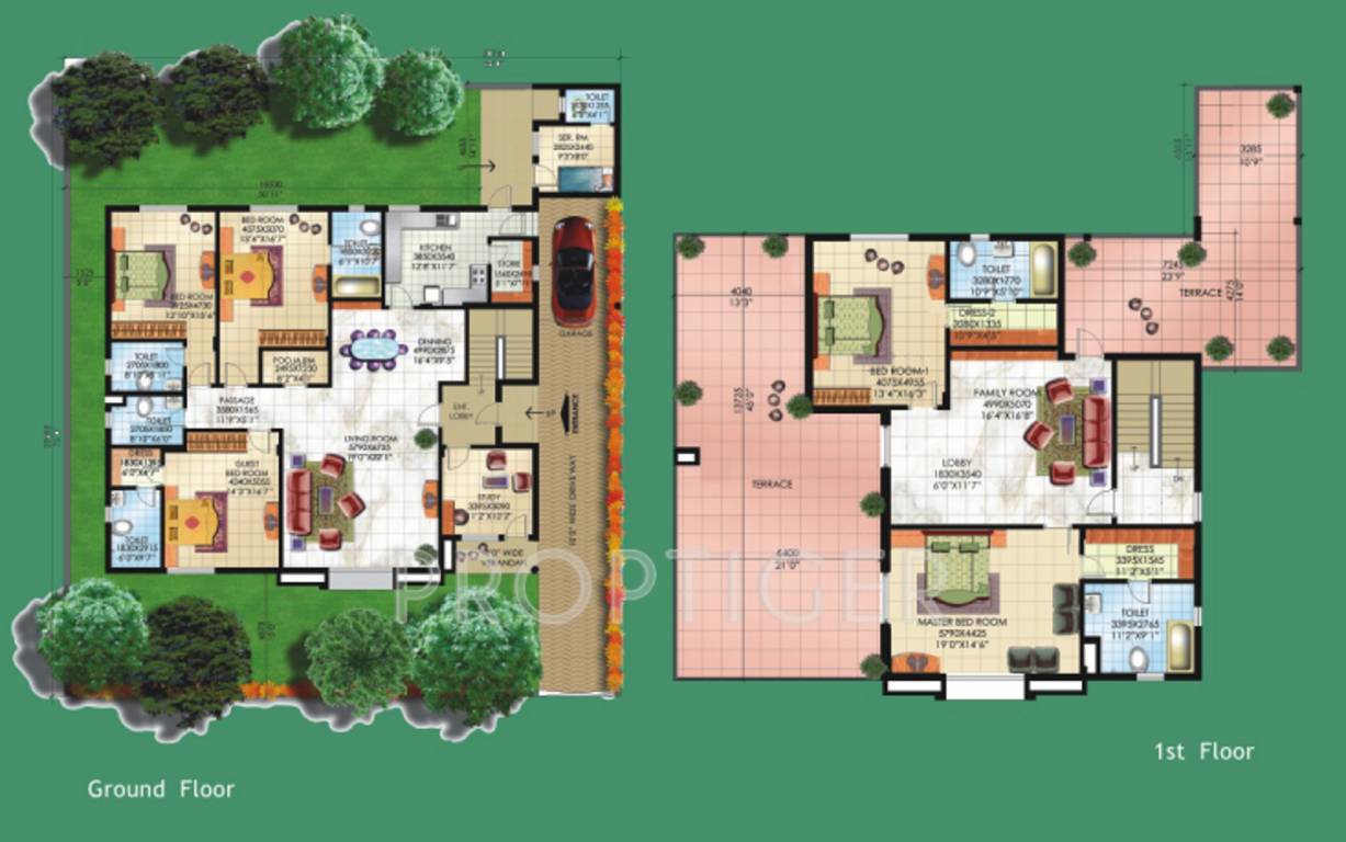 2614 sq ft 5 BHK 5T Villa for Sale in Sahara City Homes 