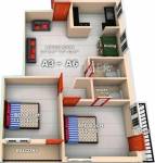 Anu Suseela Nagar (2BHK+2T (1,009 sq ft) 1009 sq ft)