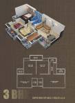  Imperial Heights (3BHK+3T (1,208 sq ft) 1208 sq ft)
