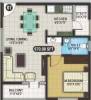 SNR Verity (1BHK+1T (670 sq ft) 670 sq ft)