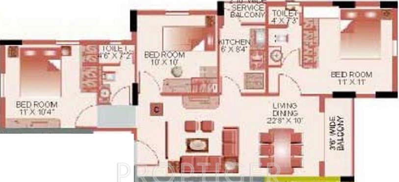 Vindhya Heights (3BHK+2T (1,251 sq ft) 1251 sq ft) Vindhya Heights (3BHK+2T (1,251 sq ft) 1251 sq ft)