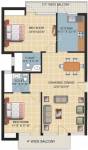 Omaxe Eternity (2BHK+2T (1,200 sq ft) 1200 sq ft)