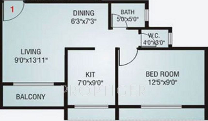 Neelsidhi Vinayak Complex (1BHK+1T (560 sq ft) 560 sq ft)