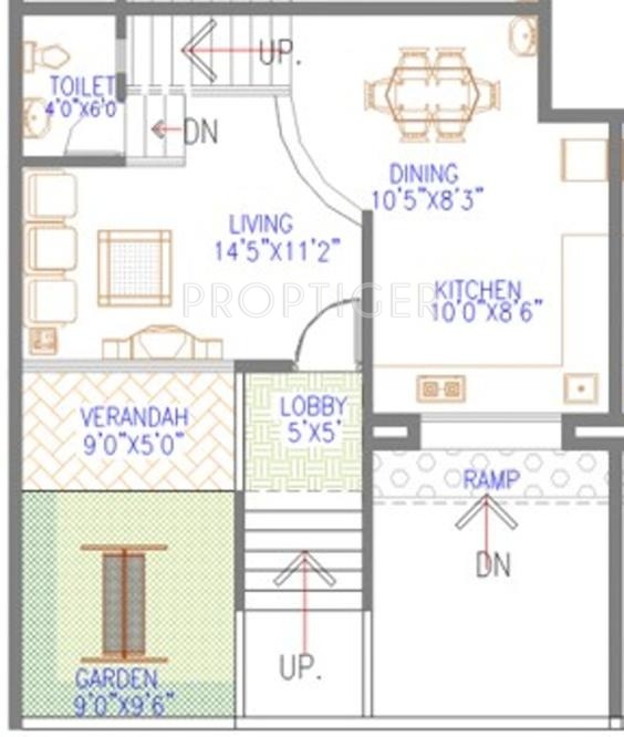 A P Akshay Villas (2BHK+3T (1,455 sq ft) 1455 sq ft)