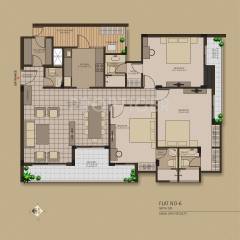 Upasna Mayfair (3BHK+3T (2,447 sq ft) 2447 sq ft)