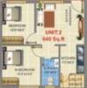 GK Pearl (2BHK+1T (640 sq ft) 640 sq ft)